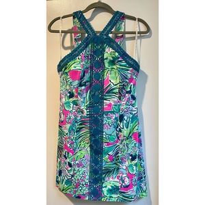 Lilly Pulitzer Colorful Floral Shift Dress (8)